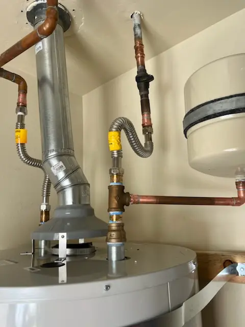 Water heater installation and plumbing repair in Harpswell
