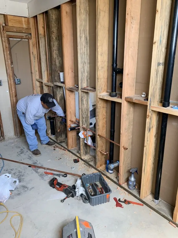 Commercial rough-in plumbing for Commercial Plumbing in Harpswell